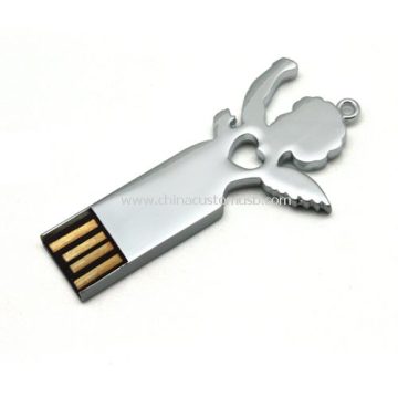 angel-shaped metal USB Flash Drive