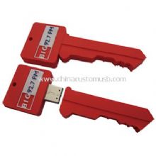 Key shape PVC usb drive images