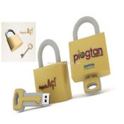pvc usb flash drive in lock and key shape images