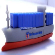 Soft pvc boat USB flash drive images