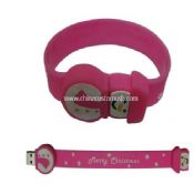 Wristband snowman usb flash drive images