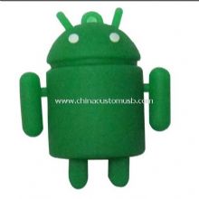 Soft pvc robot USB flash drive images