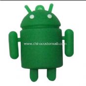 Soft pvc robot USB flash drive images
