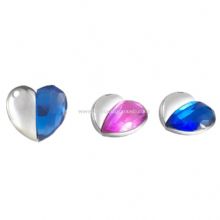 Crystal Heart Shape USB Flash Drive images