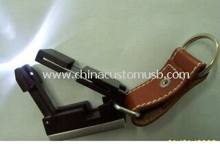 LED luz cuero USB Flash Drive images