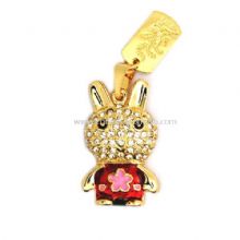 Jewelry rabbit USB drive images
