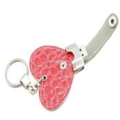 Leather Heart shape USB Disk images