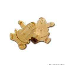 Noël en bois Santa USB Flash Disk images