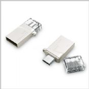 Metal 8GB OTG USB Flash Disk for smartphone images
