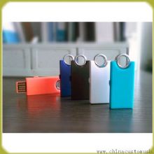 Lecteur Flash USB Retractive en plastique avec anneau crochet images
