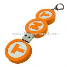Forma de PVC Logo USB disco images