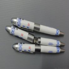 Blue and white porcelain Pen Shaped USB Flash Disk images