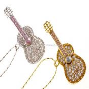 Diamond guitar shape USB disk images