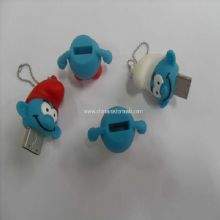 Unidade flash USB do desenho animado blueman do PVC images