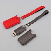 Leather USB flash drive images