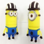 Yellow Man Custom USB Flash Drive images