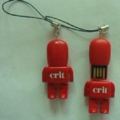 Super mini man shape USB drive images
