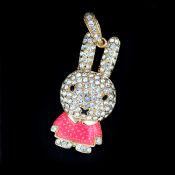 Jewelry rabbit usb flash disk images