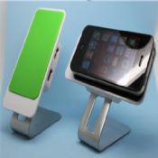 Rotating steel 4 port USB hub with phone holders images