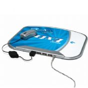Mouse pad with 4-port USB  hub images