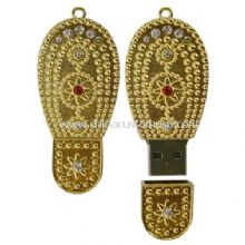 Forme de chaussure Diamond USB Disk images