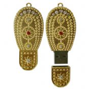 Shoe shape Diamond USB Disk images