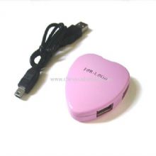 4 ports Hub d’USB en forme de coeur images
