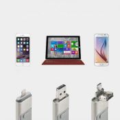 3-in-1 Micro USB Interface Flash Drive HD U-Disk for IOS Android PC images