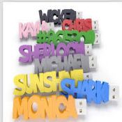 PVC Letter USB Flash Drive images