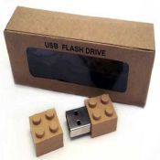 Personalized Logo Eco Friendly Plastic Building Block USB Drive images
