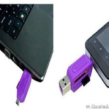 Lecteur de carte TF T-Flash mémoire Mobile universel Micro USB OTG pour téléphone & Tablets PC images