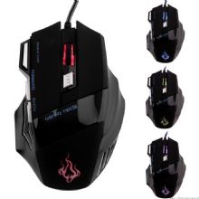 5500 DPI 7 Button LED Optical USB Wired Gaming Mouse Mice images