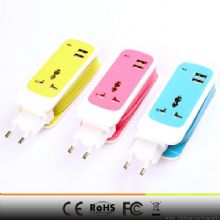 Colores 2 USB puerto usb cargador con clavijas images