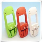 Folding plug usb charger for iphone 5/6 with dock station images