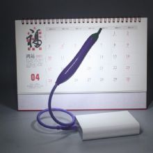 Lumière de LED innovant aubergine Ultra mince végétale USB images