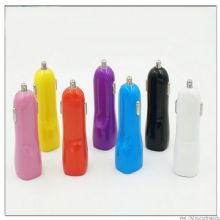 Carregador de carro colorido fábrica preço sem fio usb com 2 portas images