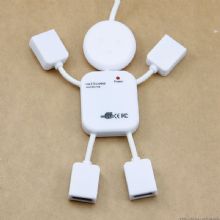 Lovely White Human Shape 2.0 4 port usb hub images