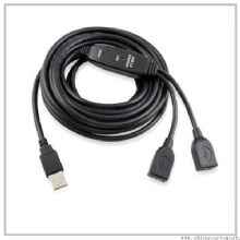 2 portas USB 2.0 ativo extensão cabo 5m images