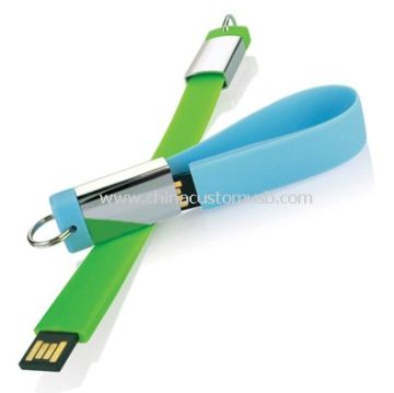 Sillicon wristband usb drive