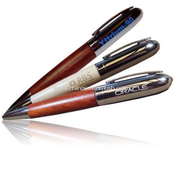 madeira e metal pen drive flash usb