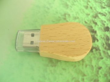 Mini wood usb flash drive