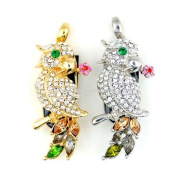 Jewelry parrot USB drive