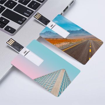 Slim Credit Card Shaped USB Flash Drive