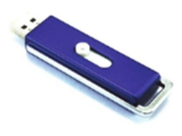 Push Slider Metal USB Flash Drive
