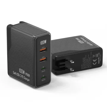 Chargeur mural USB 100W GaN 4 ports