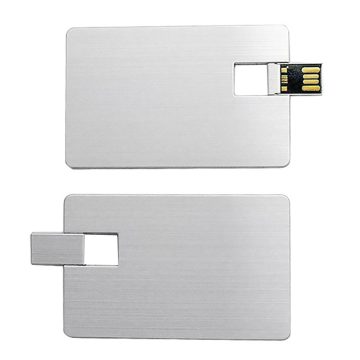 Ultra Slim Metal Credit Card USB Flash Drive