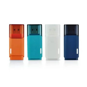 Tiny Plastic USB Flash Drive with Snap Cap