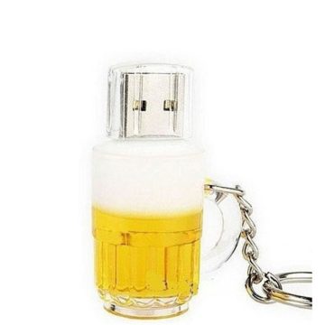 Ölsejdsformad plastberlock mini-USB-minne