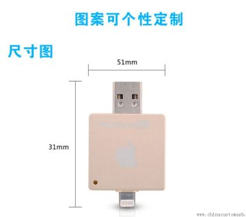 Mini Fashion OTG USB Flash Drive for IPhone IPad