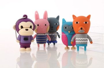PVC Cartoon USB Flash Disk